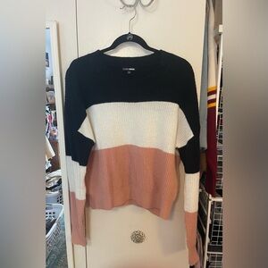 Fashion Nova colorful striped sweater